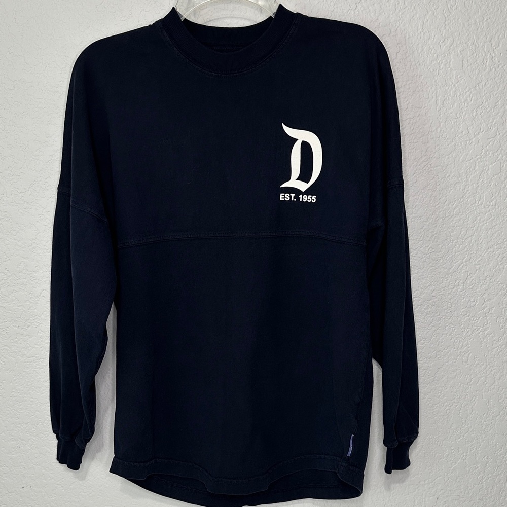 Disneyland Navy Long Sleeve Spirit Tee XS